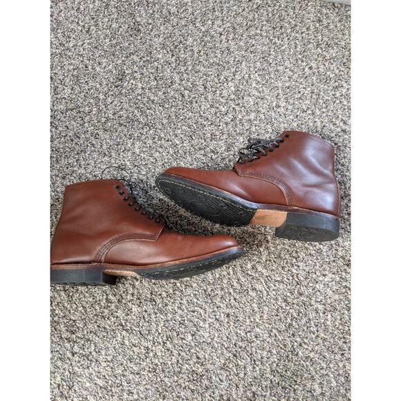 Red Wing Heritage 9435 Brown Leather Teak Williston Size 10.5D Dress Boots Rare main image 11